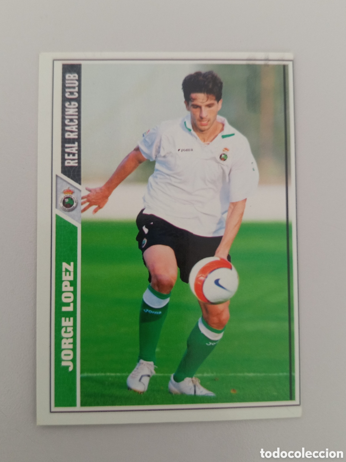 Cromos de F&uacute;tbol: ❇️ CROMO ⚽ JORGE L&Oacute;PEZ RACING DE SANTANDER FICHAS LIGA 2008 07 08 2007 2008 MUNDICROMO ❇️