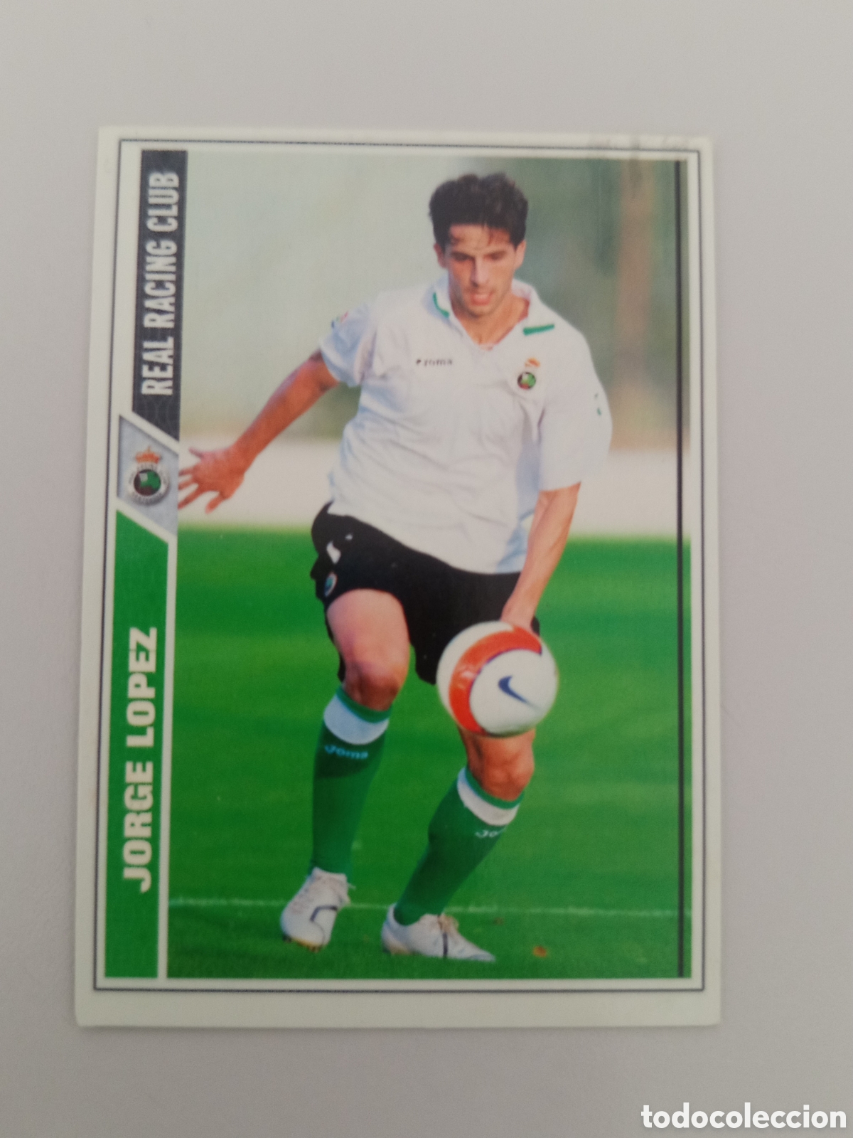 Cromos de F&uacute;tbol: ❇️ CROMO ⚽ JORGE L&Oacute;PEZ RACING DE SANTANDER FICHAS LIGA 2008 07 08 2007 2008 MUNDICROMO ❇️