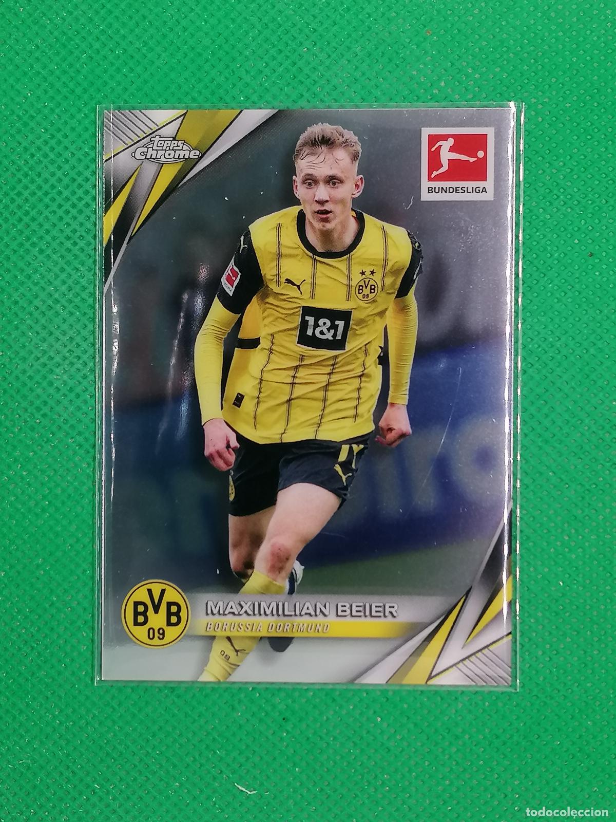 Cromos de F&uacute;tbol: 27 MAXIMILIAN BEIER BORUSSIA DORTMUND ⚽ TOPPS CHROME BUNDESLIGA 24 25 2024 2025 ⚽