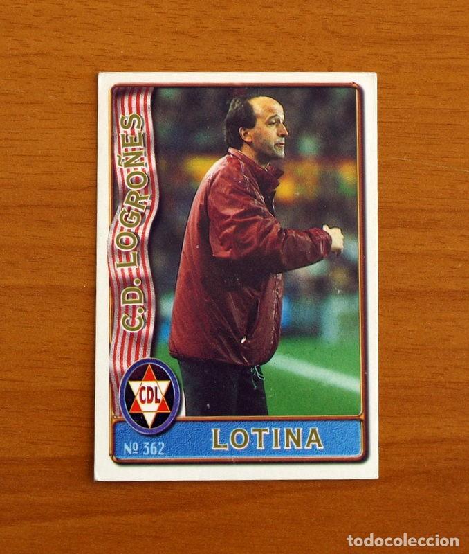 Cromos de F&uacute;tbol: Logro&ntilde;&eacute;s -N&ordm; 362 Lotina Entrenador -Baja-Mundicromo Las Fichas de la Liga de F&uacute;tbol 1996-1997-96-97