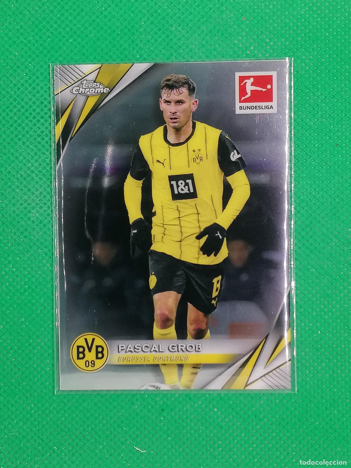 Cromos de F&uacute;tbol: 25 PASCAL GROB BORUSSIA DORTMUND ⚽ TOPPS CHROME BUNDESLIGA 24 25 2024 2025 ⚽