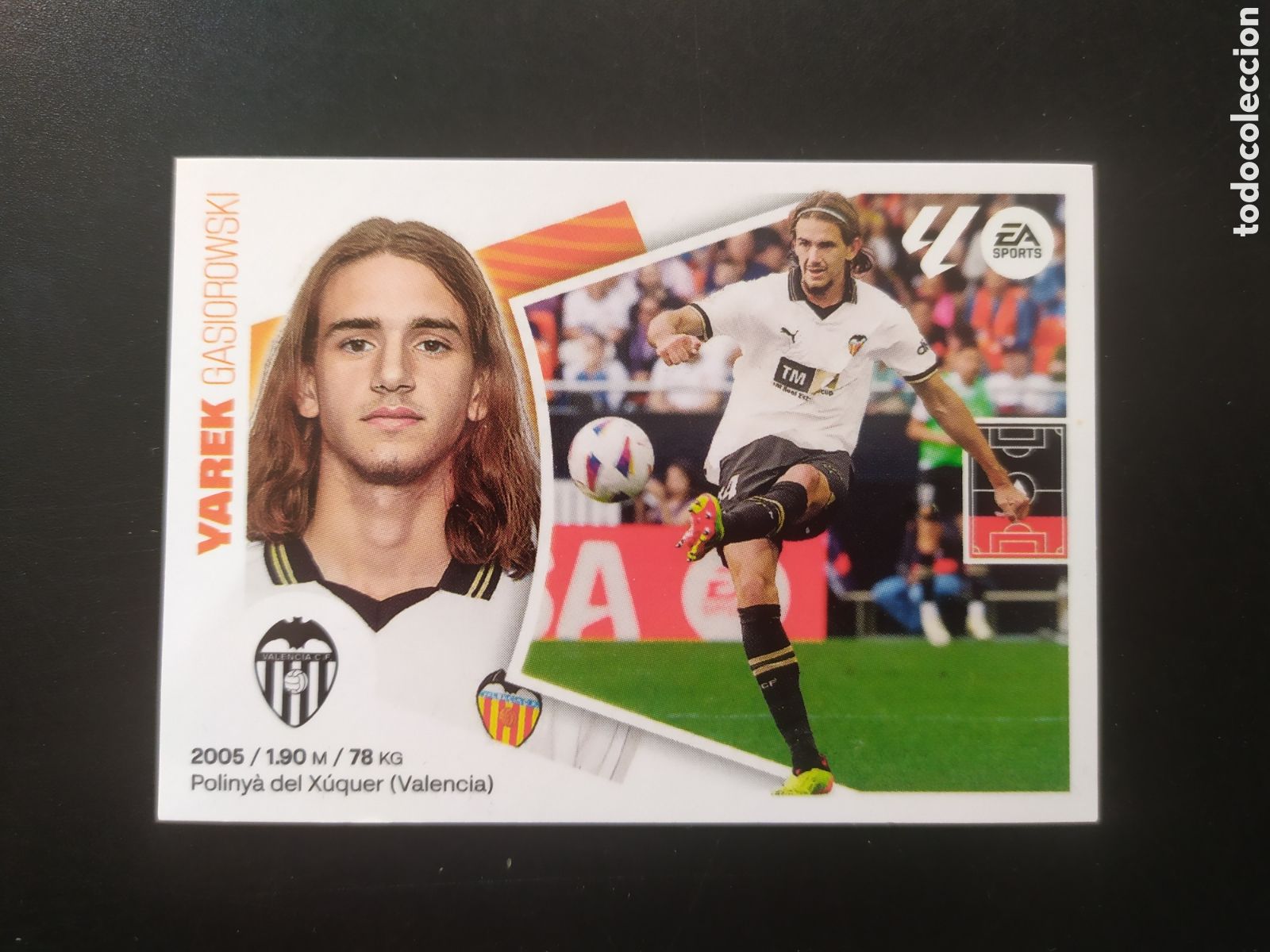 Fu&szlig;ball-Sticker: Liga este 2024 2025 24 25 panini Yarek n&deg; 7B 7 B Valencia