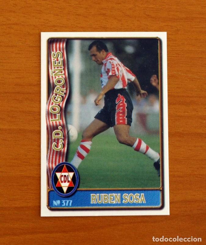 Cromos de F&uacute;tbol: Logro&ntilde;&eacute;s -N&ordm; 377 Rub&eacute;n Sosa -Mundicromo Las Fichas de la Liga de F&uacute;tbol 1996-1997-96-97