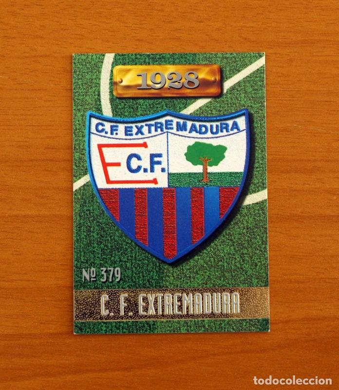 Cromos de F&uacute;tbol: Extremadura -N&ordm; 379 Escudo -Mundicromo Las Fichas de la Liga de F&uacute;tbol 1996-1997-96-97