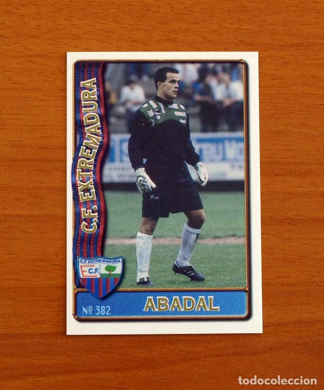 Cromos de F&uacute;tbol: Extremadura -N&ordm; 382 Abadal -Mundicromo Las Fichas de la Liga de F&uacute;tbol 1996-1997-96-97
