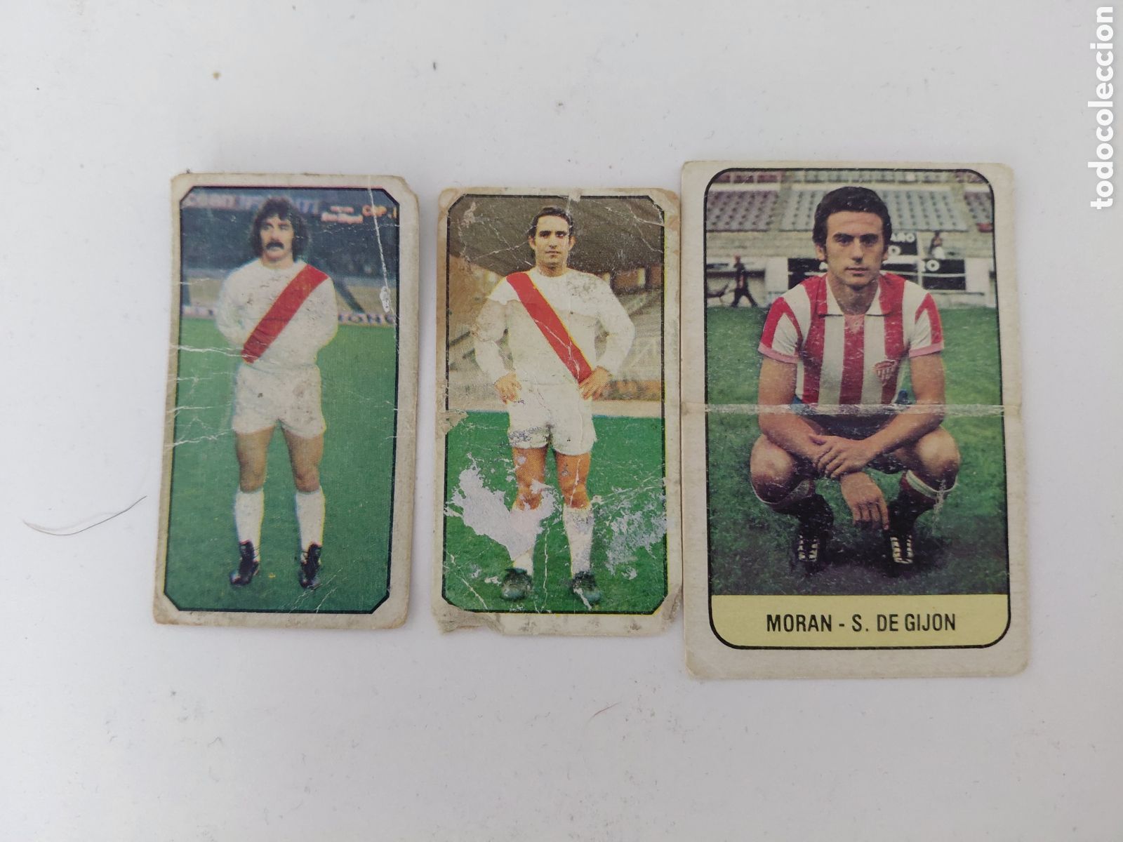 Cromos de F&uacute;tbol: 3 cromos Este 77/78 y 78/79
