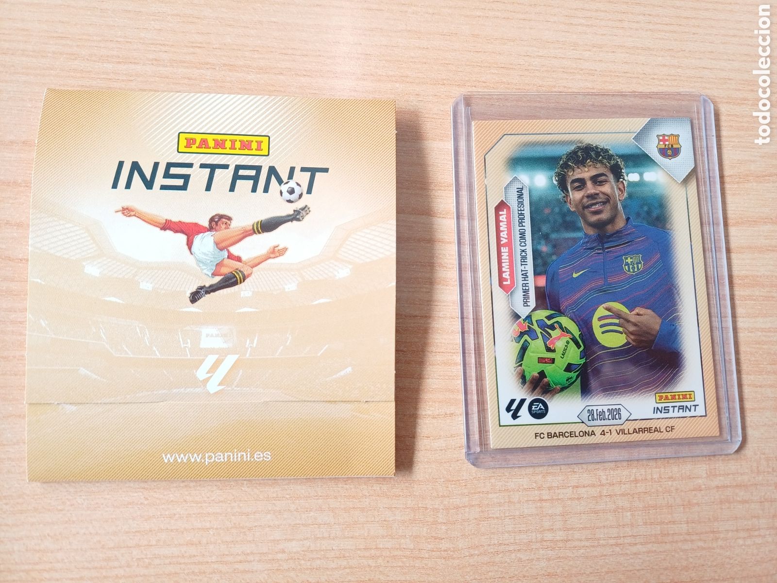 Football Stickers: #5968/12497 LAMINE YAMAL FC BARCELONA PANINI INSTANT PRIMER HAT-TRICK COMO PROFESIONAL