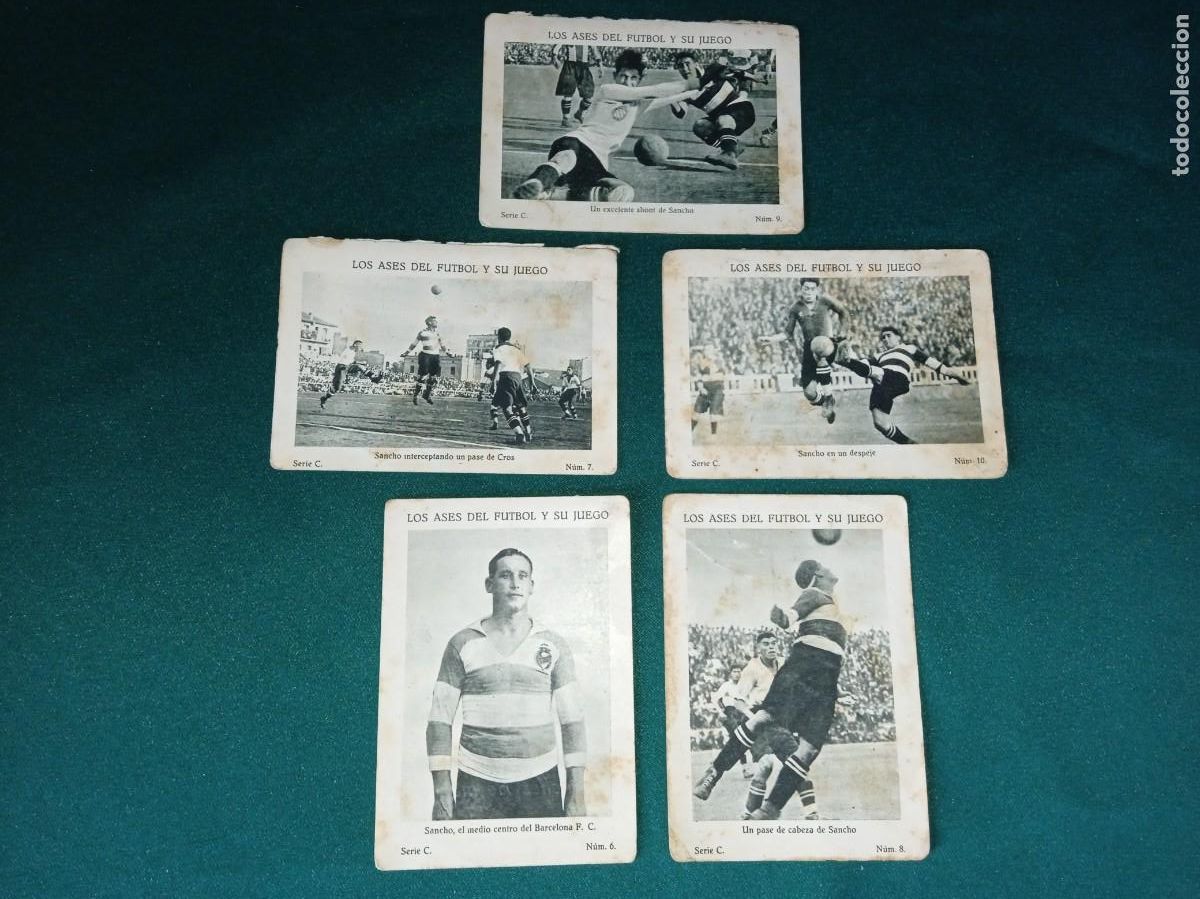 Cromos de F&uacute;tbol: Cromos: LOS ASES DEL FUTBOL..., SANCHO (Barcelona)