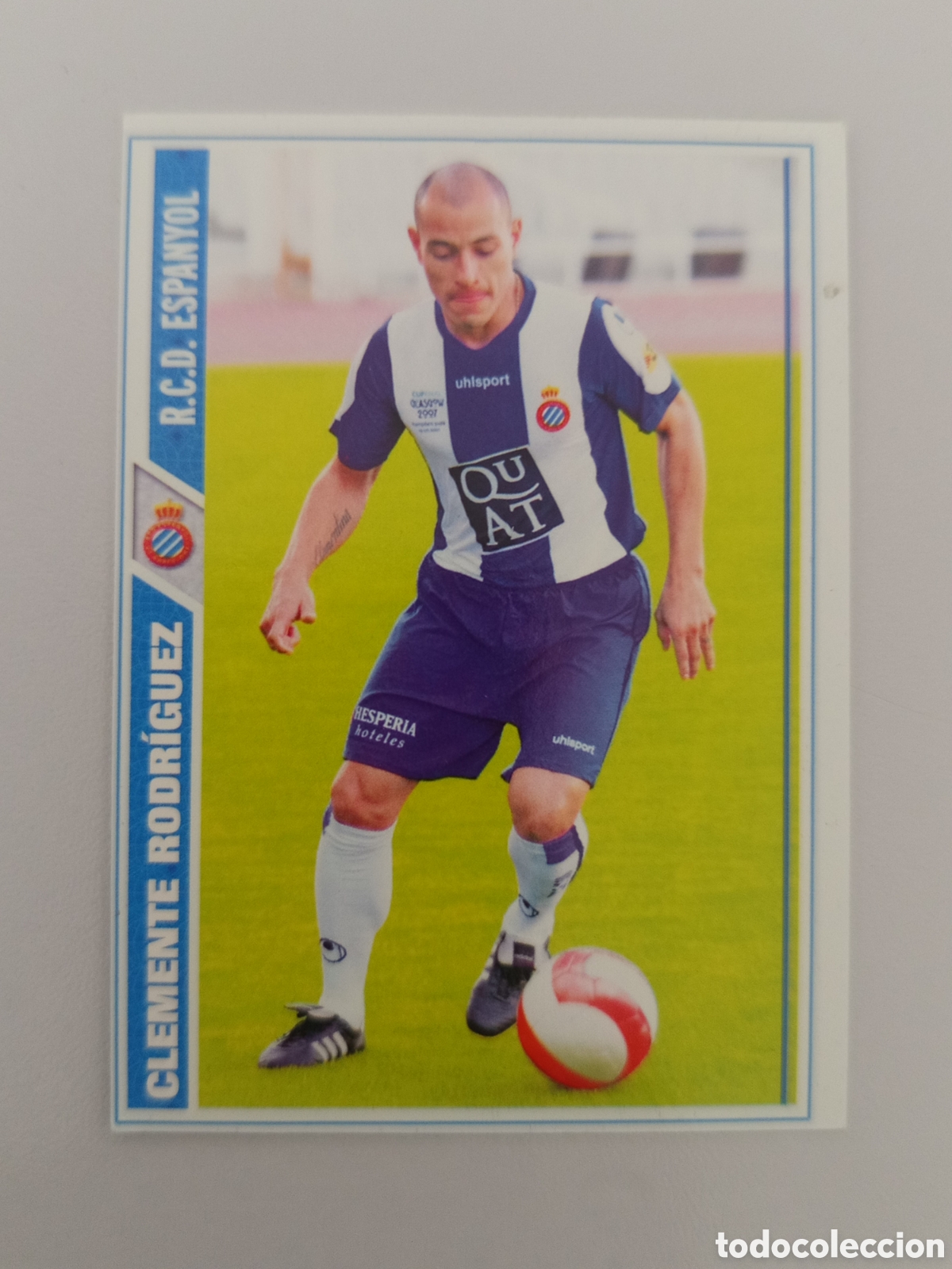 Football Stickers: ❇️ CROMO ⚽ CLEMENTE RODR&Iacute;GUEZ ESPA&Ntilde;OL FICHAS LIGA 2008 07 08 2007 2008 MUNDICROMO ❇️