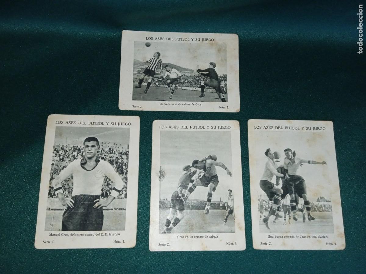 Cromos de F&uacute;tbol: Cromos: LOS ASES DEL FUTBOL..., Manuel CROS