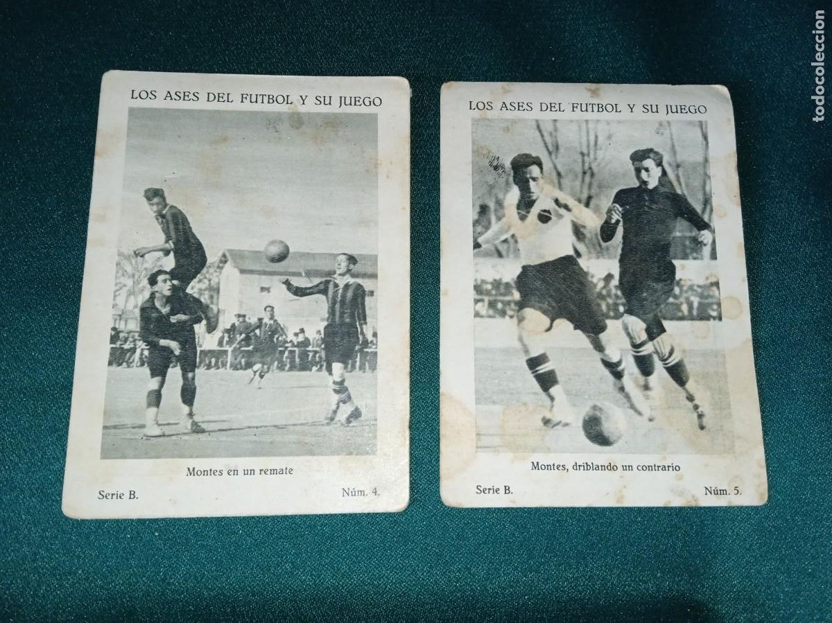 Cartes &agrave; collectionner de Football: Cromos: LOS ASES DEL FUTBOL..., MONTES.