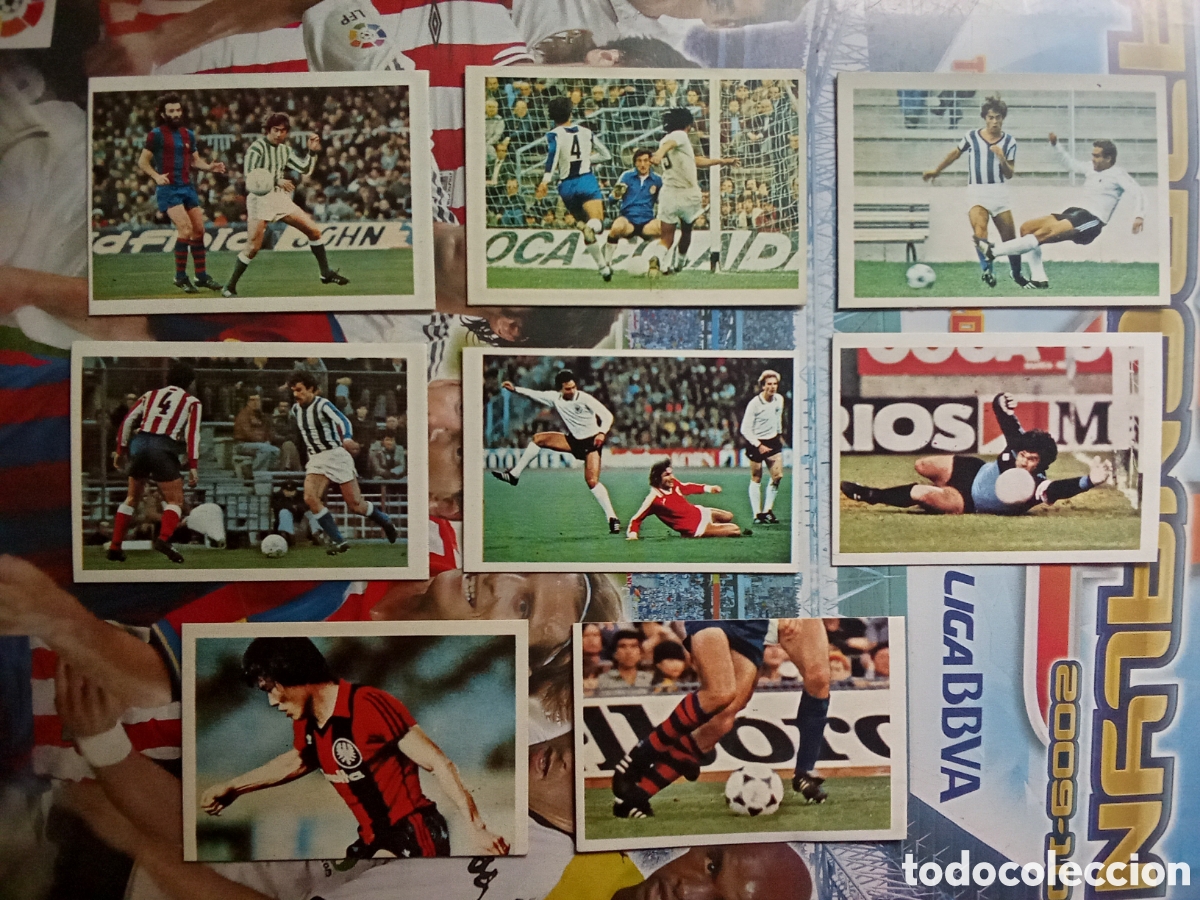 Cromos de F&uacute;tbol: CARRASCO Y ZAMORA FUTBOLISTAS EN ACCION 5 LIGA ESTE 1980/81 80 81 NUNCA PEGADO