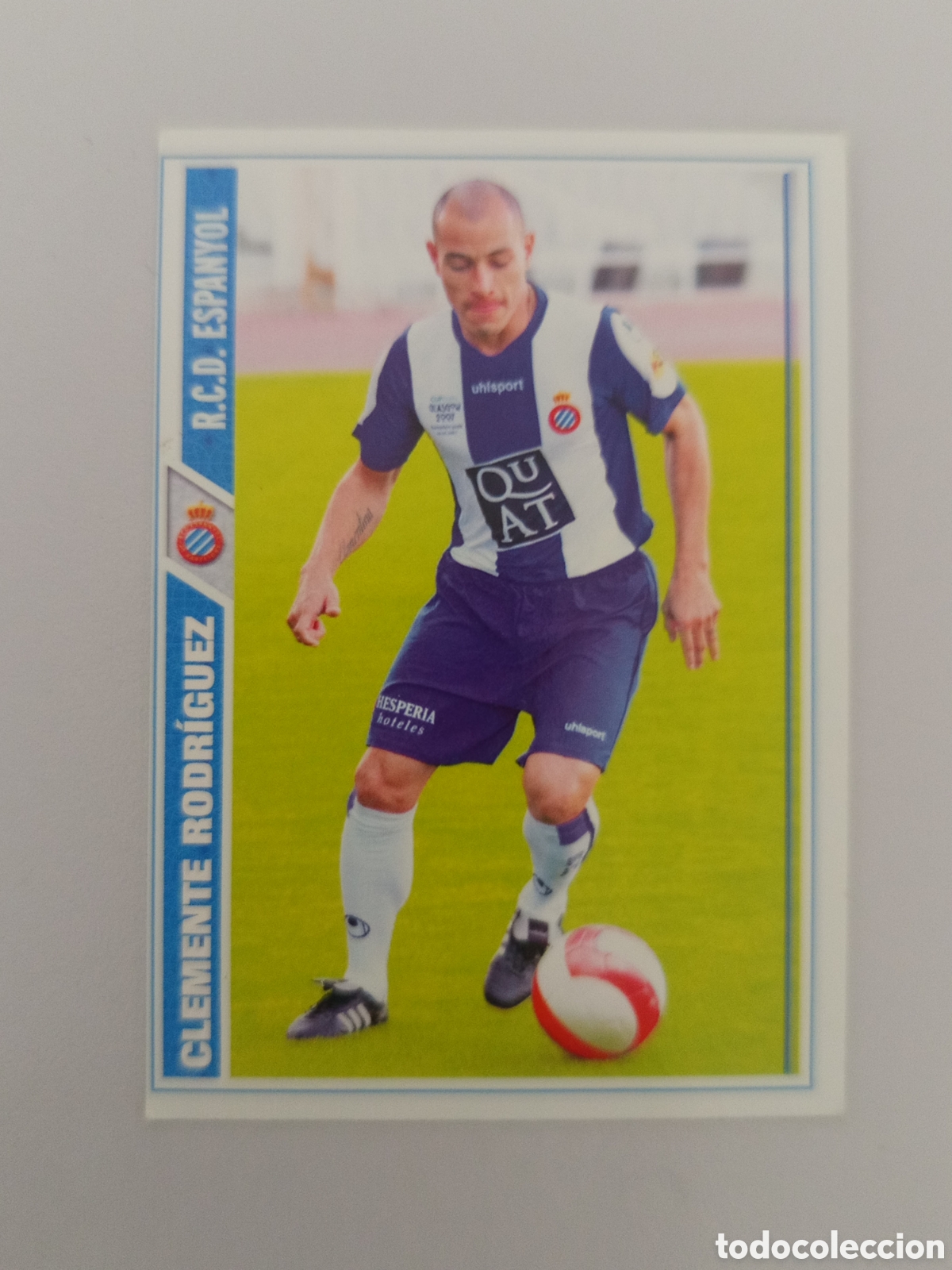 Cromos de Futebol: ❇️ CROMO ⚽ CLEMENTE RODR&Iacute;GUEZ ESPA&Ntilde;OL FICHAS LIGA 2008 07 08 2007 2008 MUNDICROMO ❇️