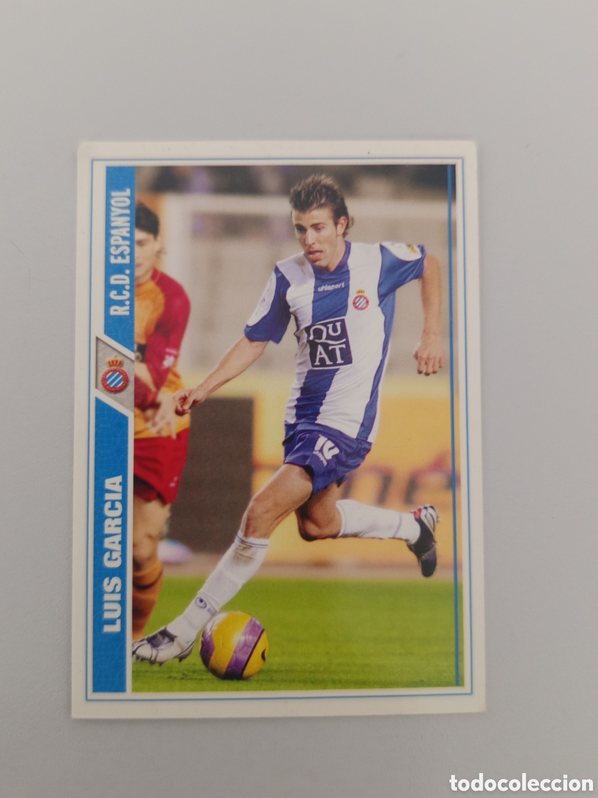 Figurine di Calcio: ❇️ CROMO ⚽ LUIS GARC&Iacute;A ESPA&Ntilde;OL FICHAS LIGA 2008 07 08 2007 2008 MUNDICROMO ❇️
