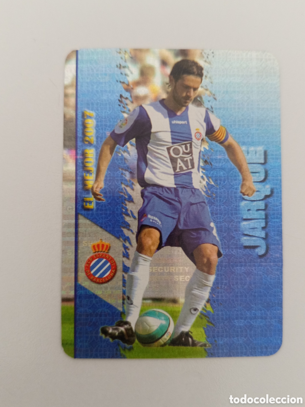 Figurine di Calcio: ❇️ CROMO ⚽ JARQUE ESPA&Ntilde;OL EL MEJOR 2007 FICHAS LIGA 2008 07 08 2007 2008 MUNDICROMO ❇️