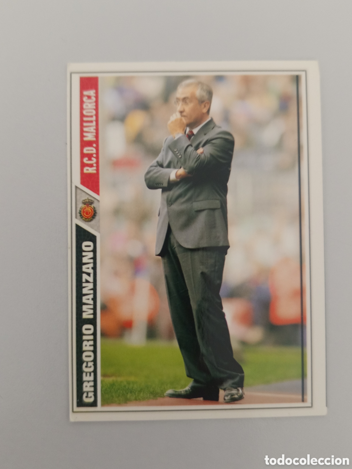 Figurine di Calcio: ❇️ CROMO ⚽ GREGORIO MANZANO MALLORCA FICHAS LIGA 2008 07 08 2007 2008 MUNDICROMO ❇️