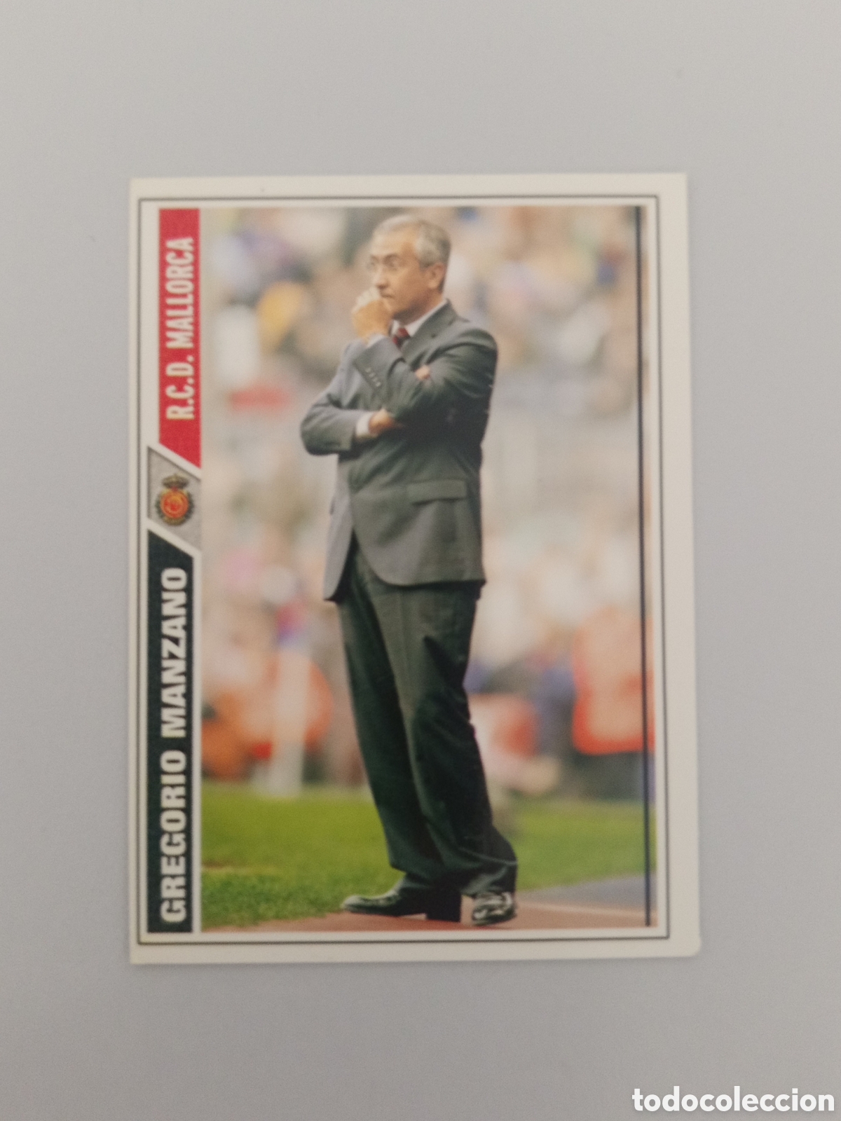Figurine di Calcio: ❇️ CROMO ⚽ GREGORIO MANZANO MALLORCA FICHAS LIGA 2008 07 08 2007 2008 MUNDICROMO ❇️