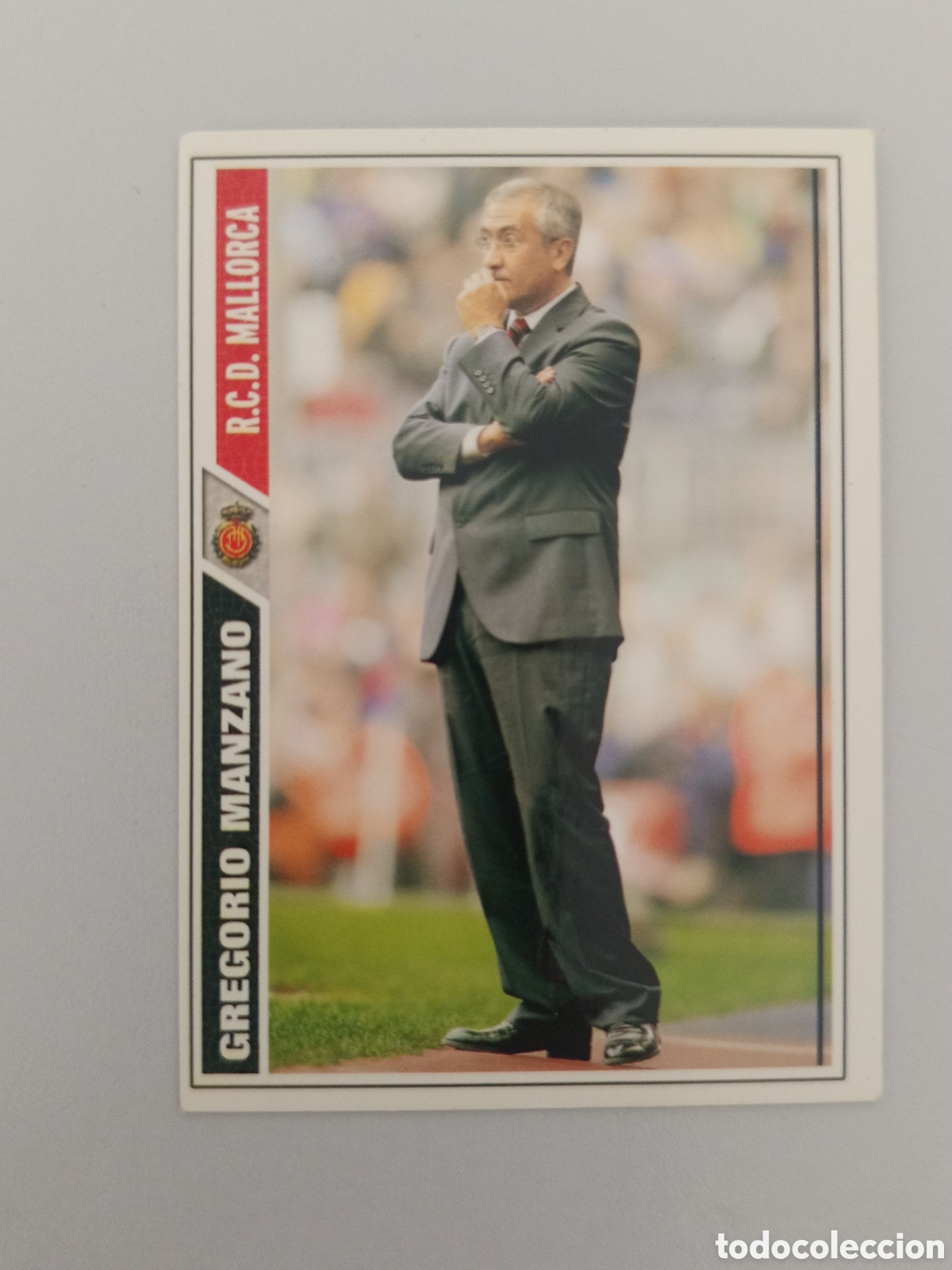 Figurine di Calcio: ❇️ CROMO ⚽ GREGORIO MANZANO MALLORCA FICHAS LIGA 2008 07 08 2007 2008 MUNDICROMO ❇️