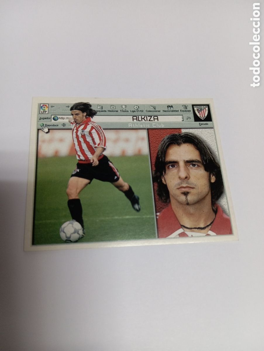 Cromos de F&uacute;tbol: ALKIZA Athletic Club LIGA ESTE 2001 2002 PANINI 01 02