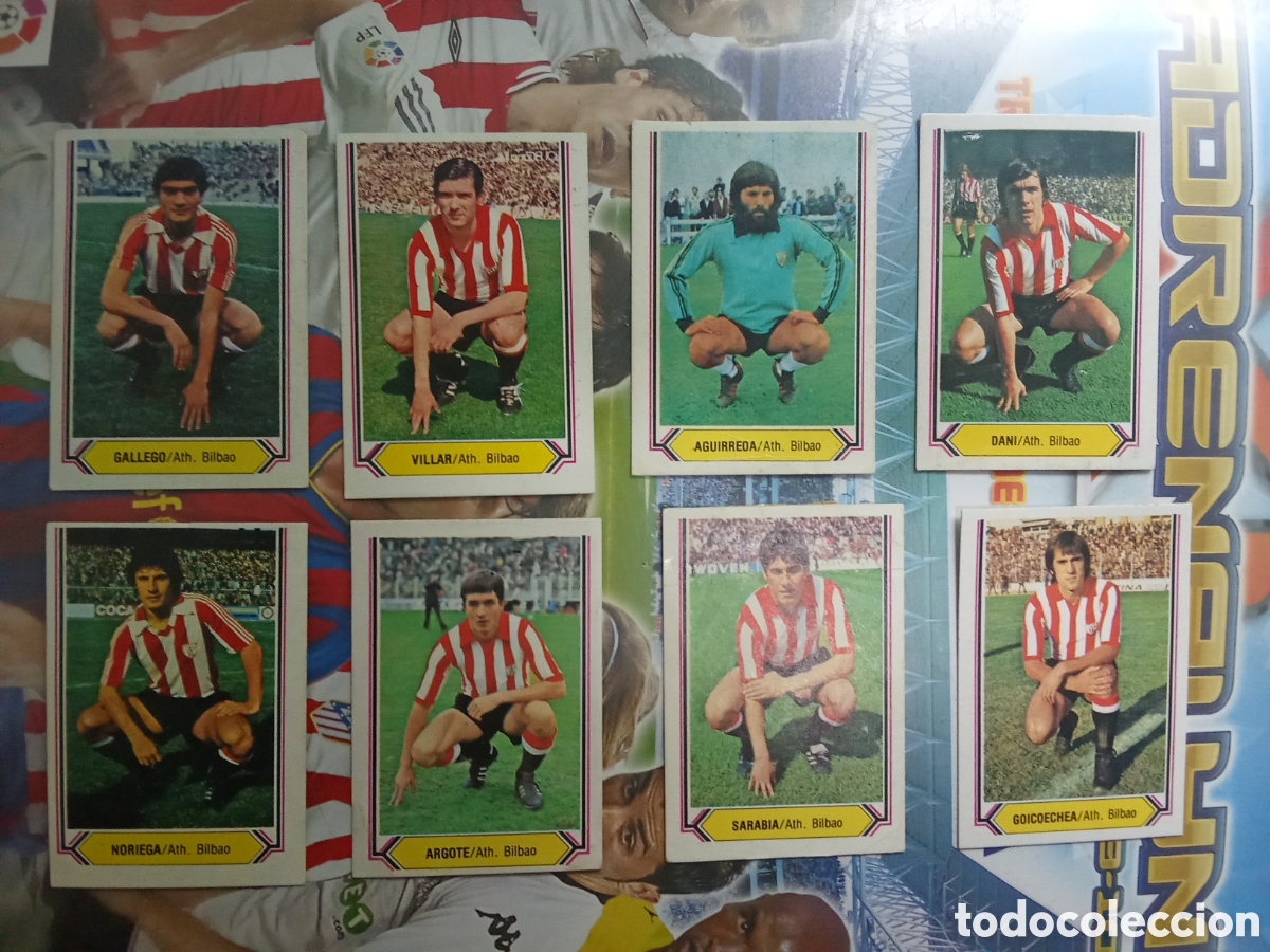 Cromos de F&uacute;tbol: VILLAR BILBAO LIGA ESTE 1980 1981 80 81 NUNCA PEGADO