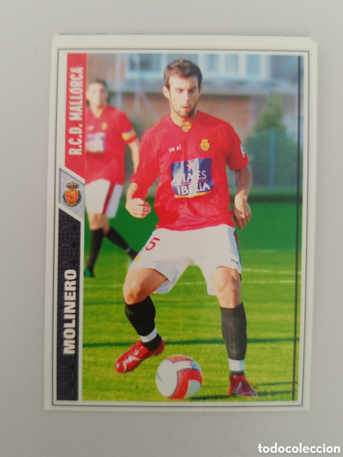 Figurine di Calcio: ❇️ CROMO ⚽ MOLINERO MALLORCA FICHAS LIGA 2008 07 08 2007 2008 MUNDICROMO ❇️