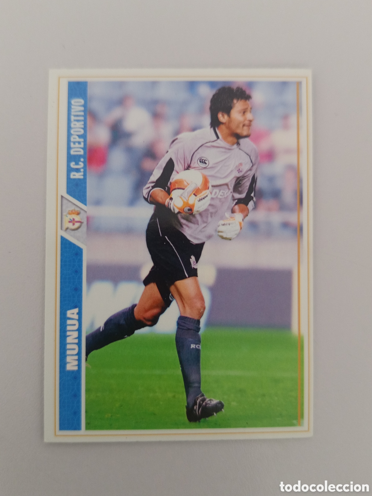 Cromos de F&uacute;tbol: ❇️ CROMO ⚽ MUNUA DEPORTIVO DE LA CORU&Ntilde;A FICHAS LIGA 2008 07 08 2007 2008 MUNDICROMO ❇️