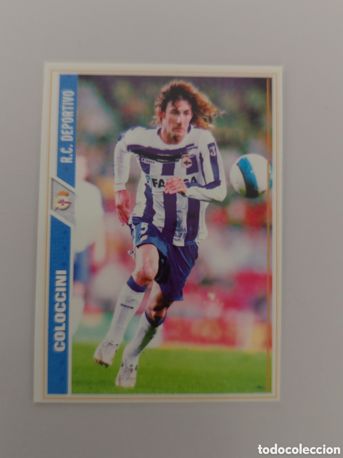 Football Stickers: ❇️ CROMO ⚽ COLOCCINI DEPORTIVO DE LA CORU&Ntilde;A FICHAS LIGA 2008 07 08 2007 2008 MUNDICROMO ❇️