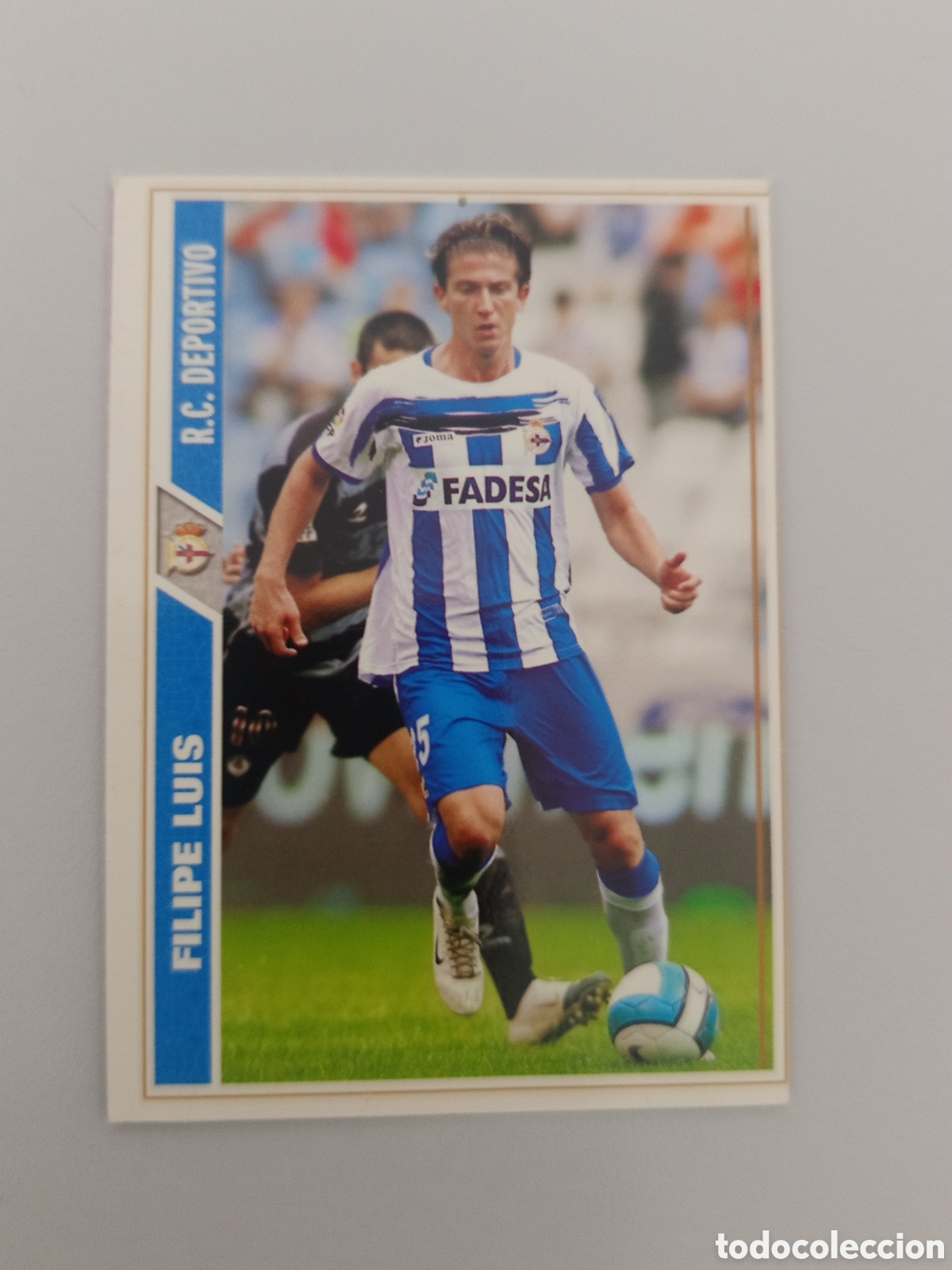 Football Stickers: ❇️ CROMO ⚽ FILIPE LUIS DEPORTIVO DE LA CORU&Ntilde;A FICHAS LIGA 2008 07 08 2007 2008 MUNDICROMO ❇️