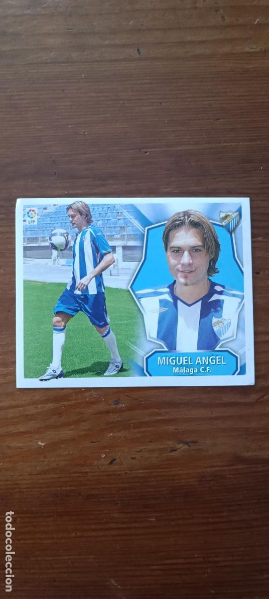 Cartes &agrave; collectionner de Football: EDICIONES ESTE 2008-2009 08 09 MIGUEL ANGEL (COLOCA) MALAGA