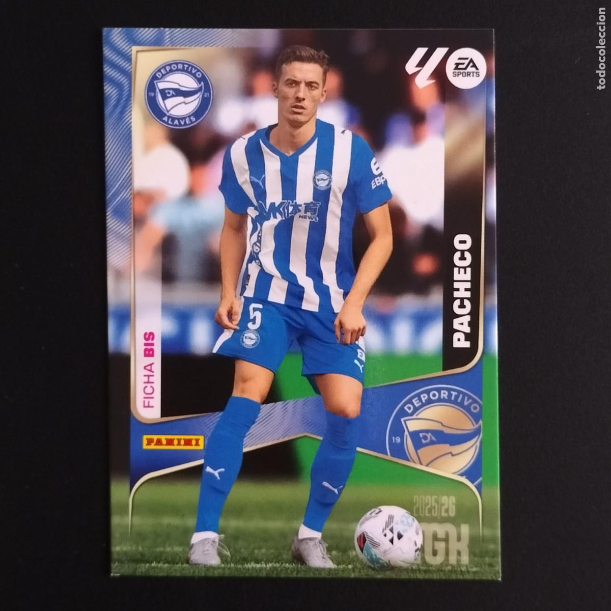 Cartes &agrave; collectionner de Football: MGK 24 PACHECO FICHA BIS ALAVES CROMOS ALBUM MEGACRACKS LIGA FUTBOL 2025 2026 25 26