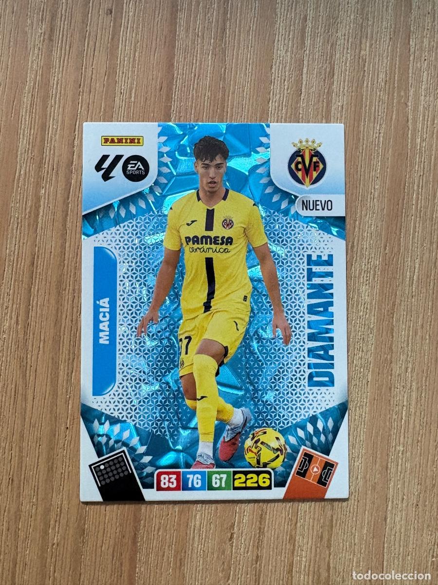 Cromos de F&uacute;tbol: 19. CROMO ADRENALYN 2025-26 25-26 NUEVO DIAMANTE MACIA VILLARREAL ( c&oacute;digo sin activar )
