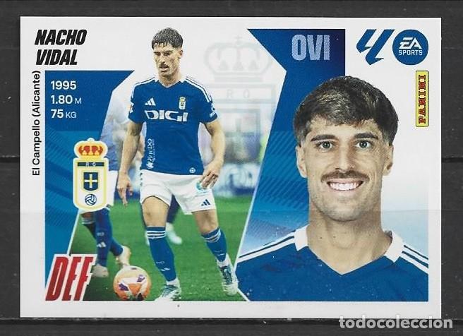 Cartes &agrave; collectionner de Football: Liga este 25/26 - Nacho Vidal - N&ordm; 5 - Real Oviedo