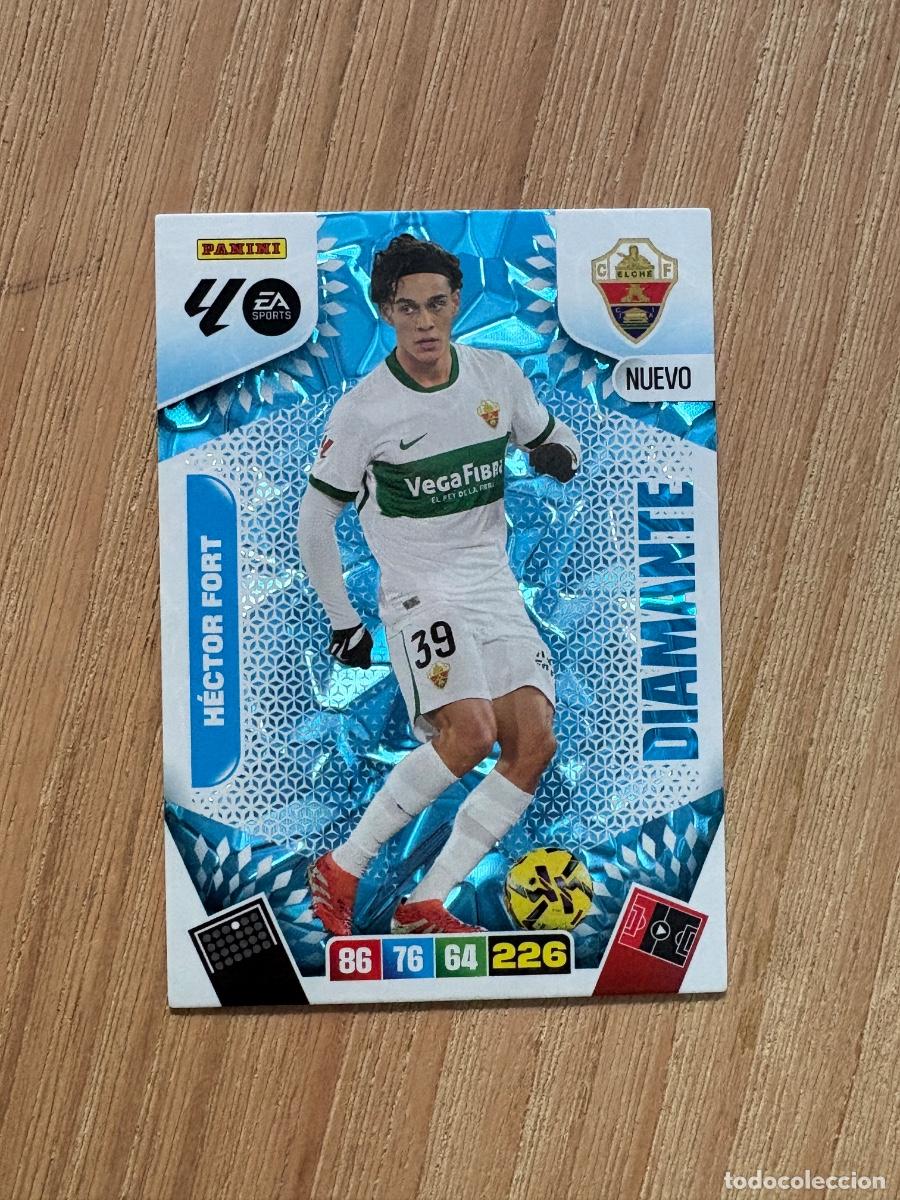 Cartes &agrave; collectionner de Football: 19. CROMO ADRENALYN 2025-26 25-26 NUEVO DIAMANTE H&Eacute;CTOR FORT ELCHE ( c&oacute;digo sin activar )
