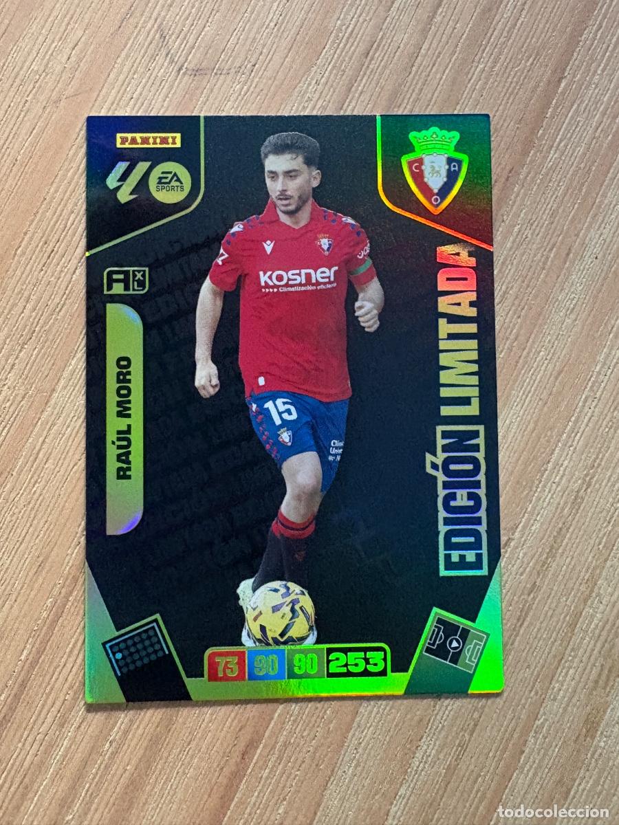 Cartes &agrave; collectionner de Football: 19. CROMO ADRENALYN 2025-26 25-26 EDICI&Oacute;N LIMITADA RA&Uacute;L MORO ( c&oacute;digo sin activar )