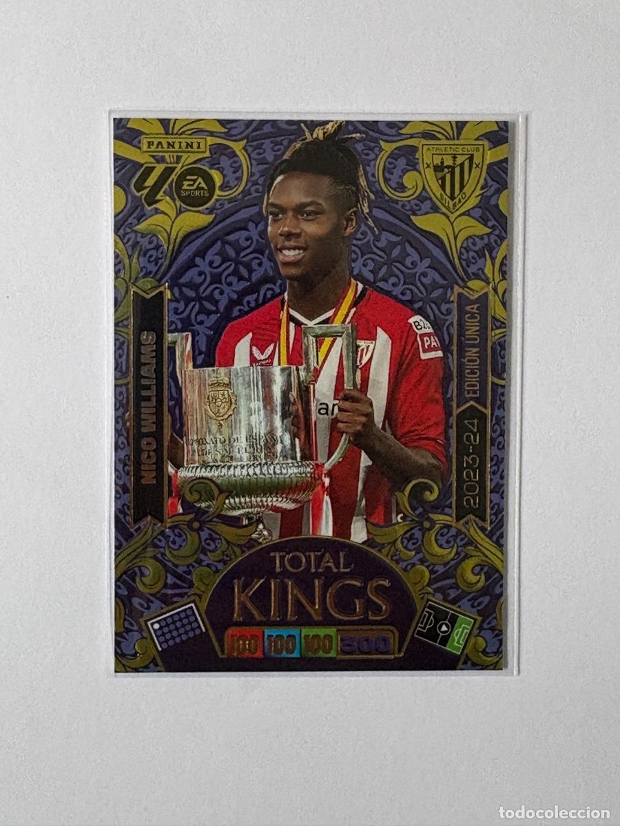 Cartes &agrave; collectionner de Football: 19. CROMO ADRENALYN 2025-26 25-26 EDICI&Oacute;N &Uacute;NICA TOTAL KINGS NICO WILLIAMS ( c&oacute;digo sin activar )