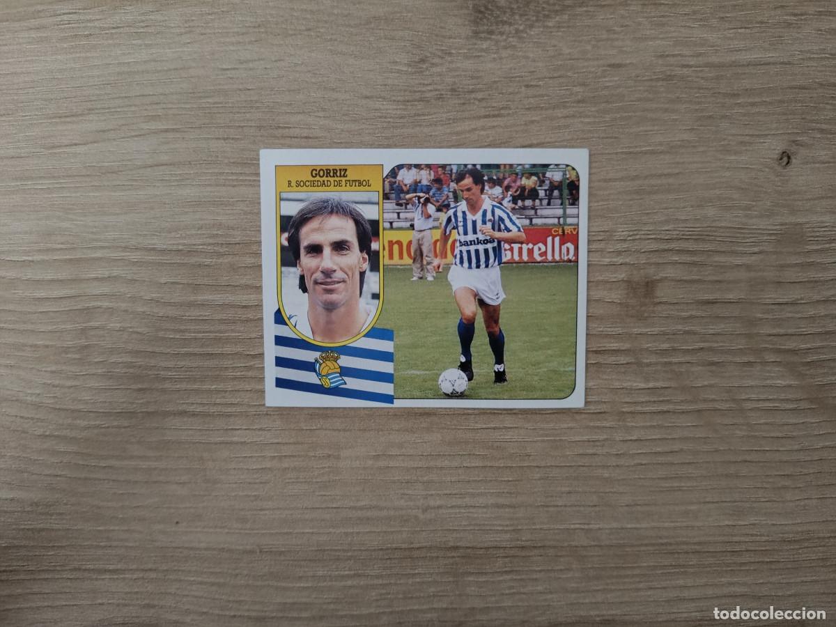 Figurine di Calcio: CROMO DE FUTBOL LIGA ESTE GORRIZ REAL SOCIEDAD SIN PEGAR NUNCA PEGADO 91 92 1991 1992 D426