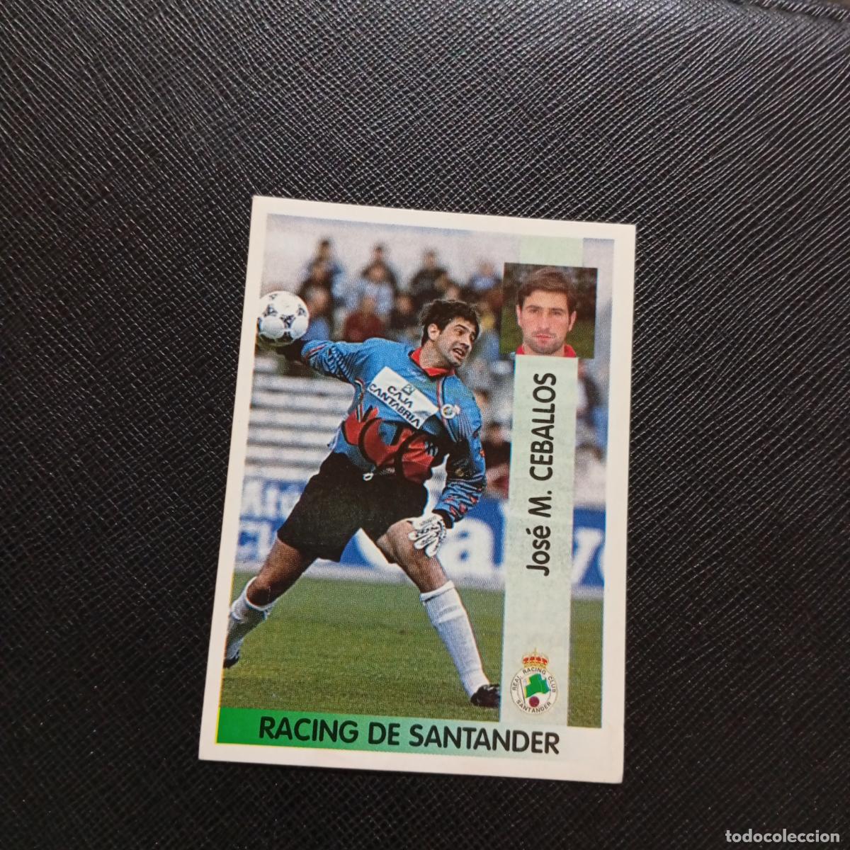 Figurine di Calcio: 257 CEBALLOS RACING SANTANDER PANINI 1996 1997 CROMO FUTBOL 96 97 - SIN PEGAR - A178 PG46