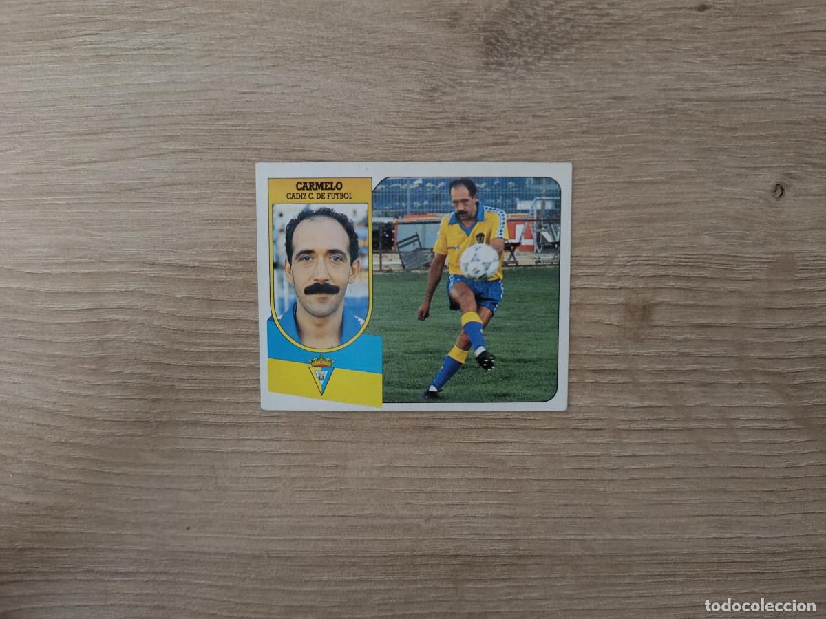 Figurine di Calcio: CROMO DE FUTBOL LIGA ESTE CARMELO CADIZ SIN PEGAR NUNCA PEGADO 91 92 1991 1992 D426