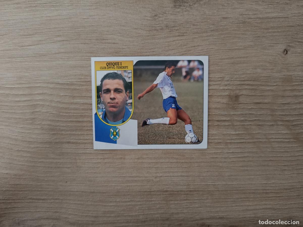 Cromos de F&uacute;tbol: CROMO DE FUTBOL LIGA ESTE QUIQUE I TENERIFE SIN PEGAR NUNCA PEGADO 91 92 1991 1992 D426