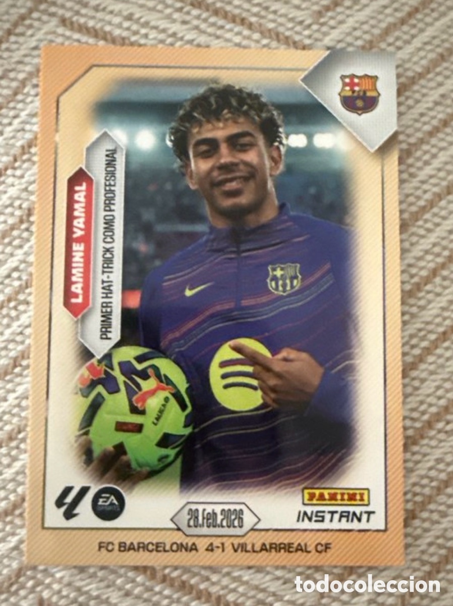 Cromos de F&uacute;tbol: Panini instant Lamine Yamal aprovecha, compra antes que suba