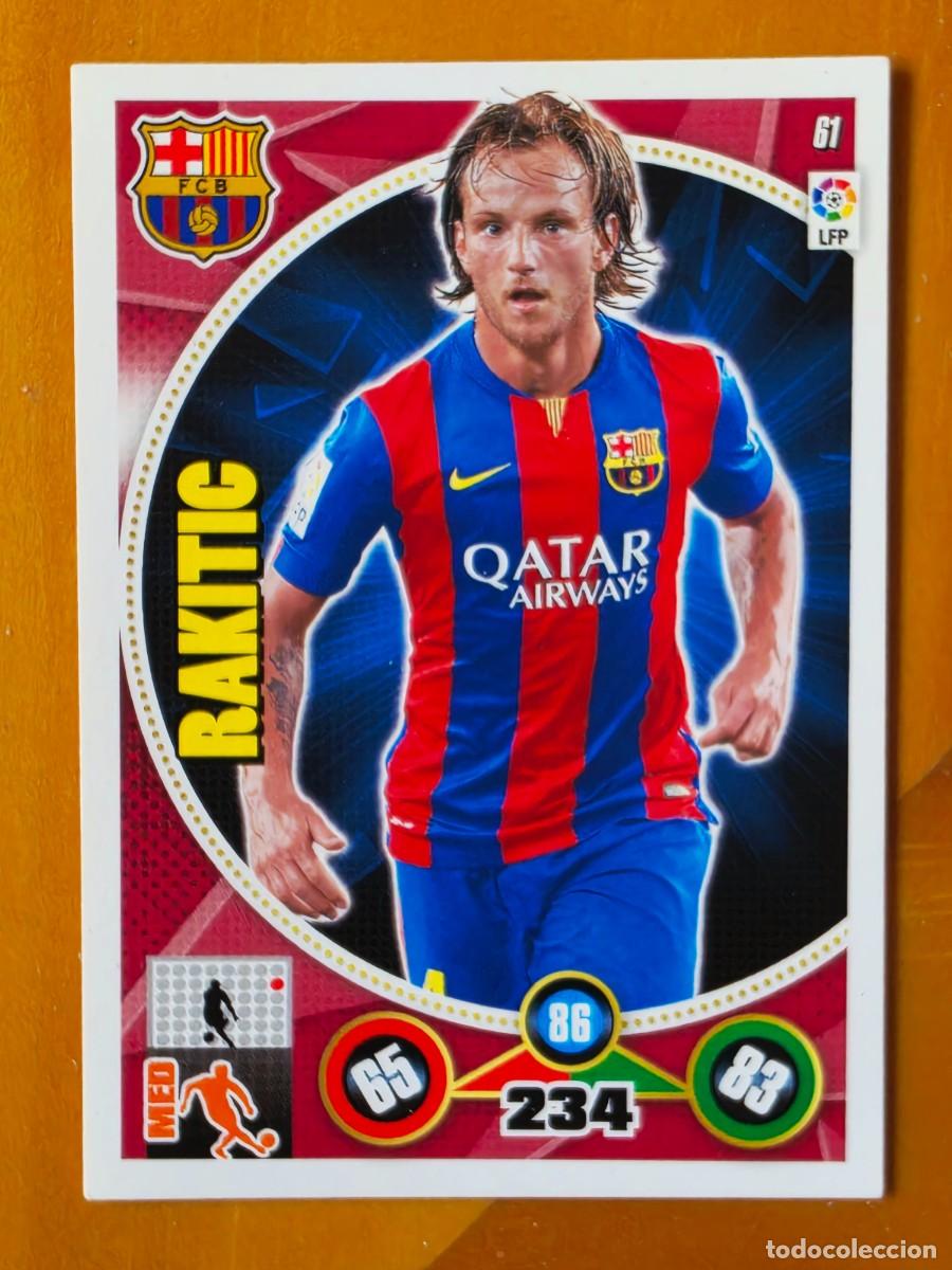 Cartes &agrave; collectionner de Football: 61 Ivan Rakitic, FC Barcelona, Panini Adrenalyn XL Liga 2014 2015 14 15