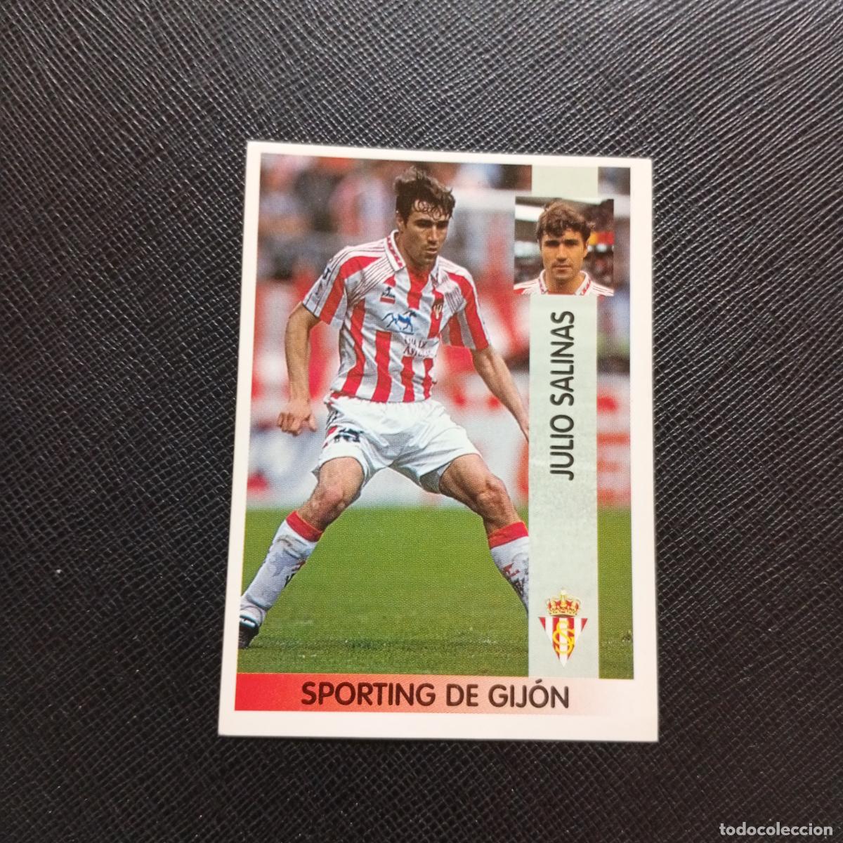 Cartes &agrave; collectionner de Football: 287 JULIO SALINAS SPORTING GIJON PANINI 1996 1997 CROMO FUTBOL 96 97 - SIN PEGAR - A178 PG100