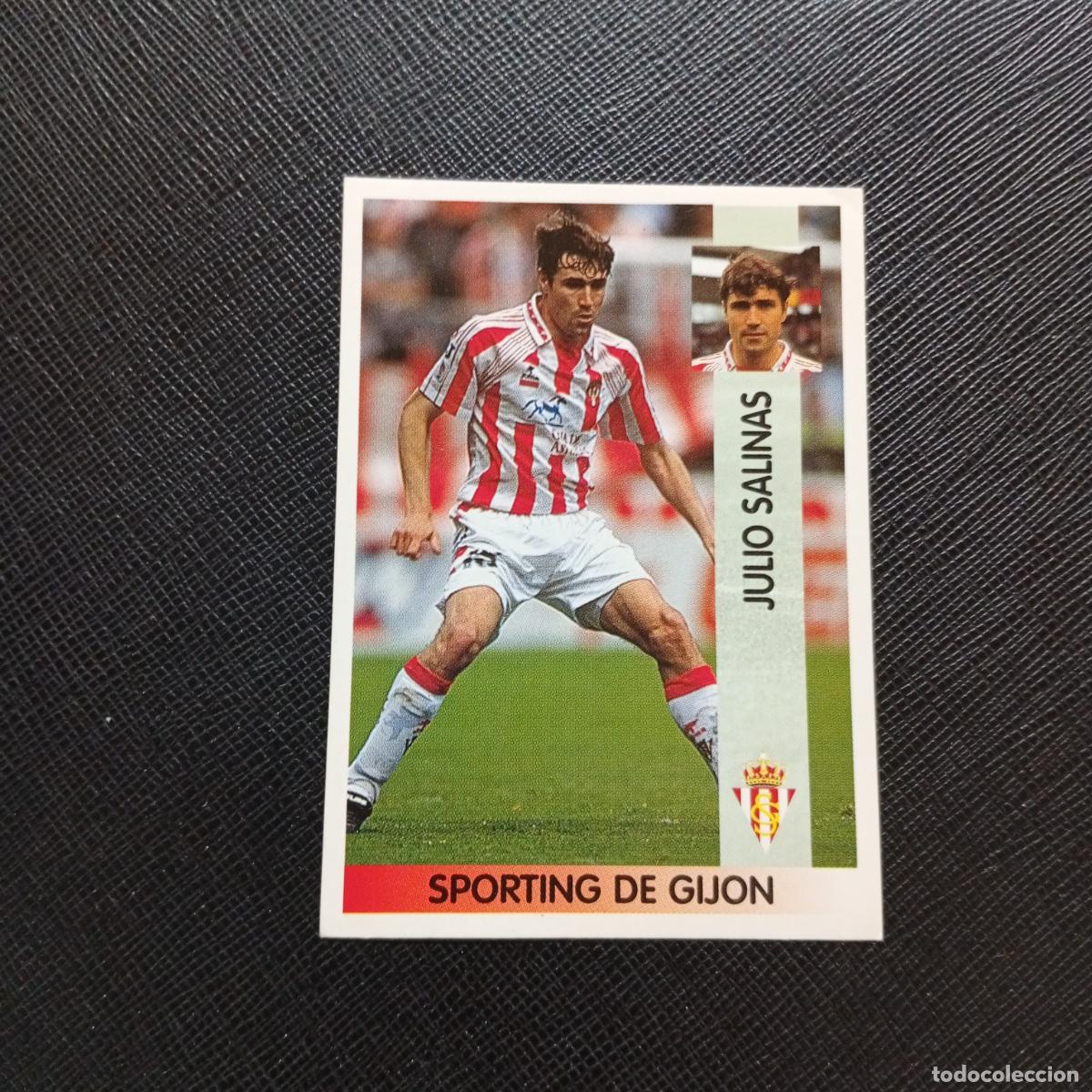 Cartes &agrave; collectionner de Football: 287 JULIO SALINAS SPORTING GIJON PANINI 1996 1997 CROMO FUTBOL 96 97 - SIN PEGAR - A178 PG100