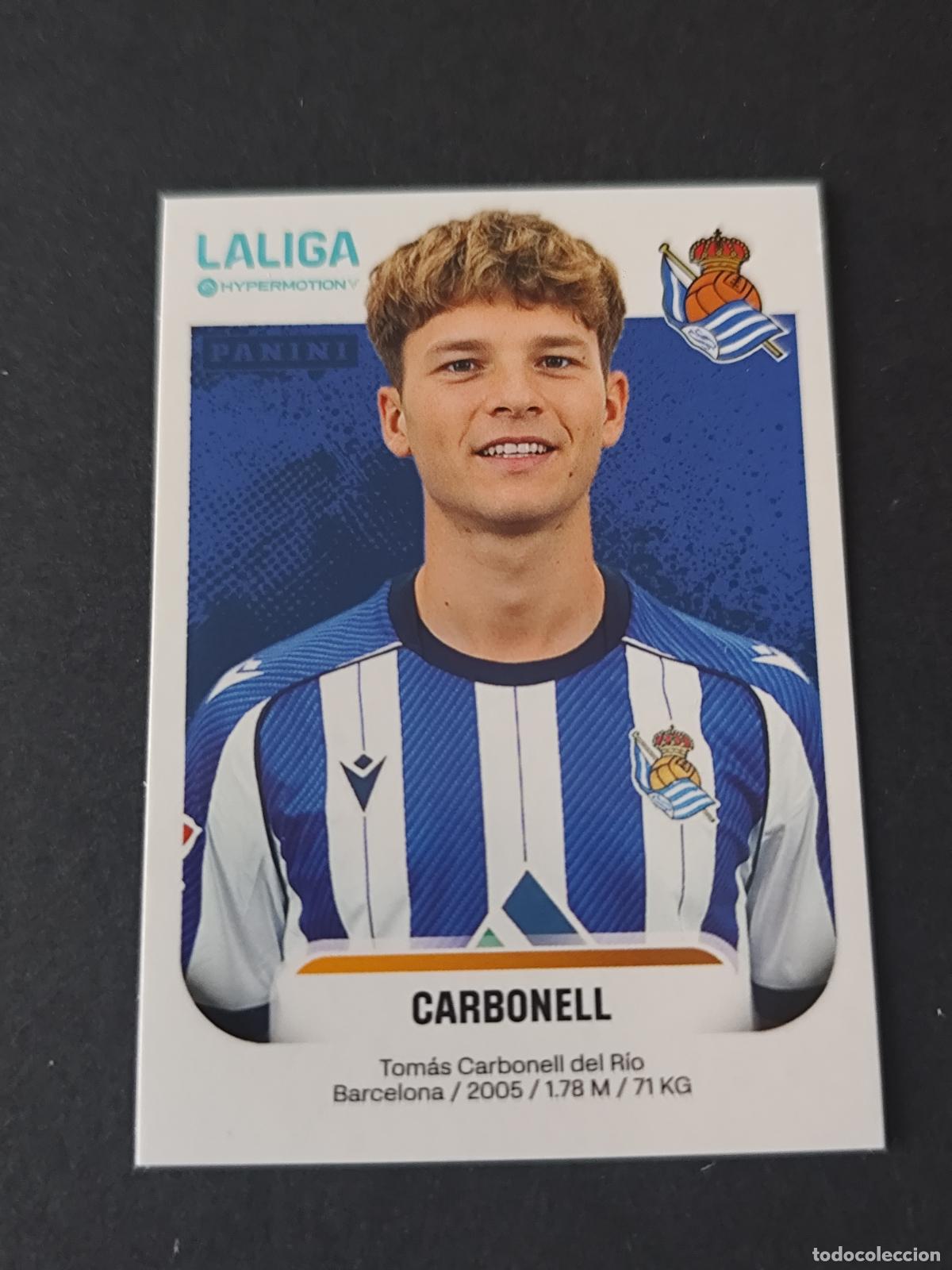 Cromos de F&uacute;tbol: 353 CARBONELL REAL SOCIEDAD B SEGUNDA 2&ordf; DIVISI&Oacute;N LIGA HYPERMOTION 2025 2026 25 26