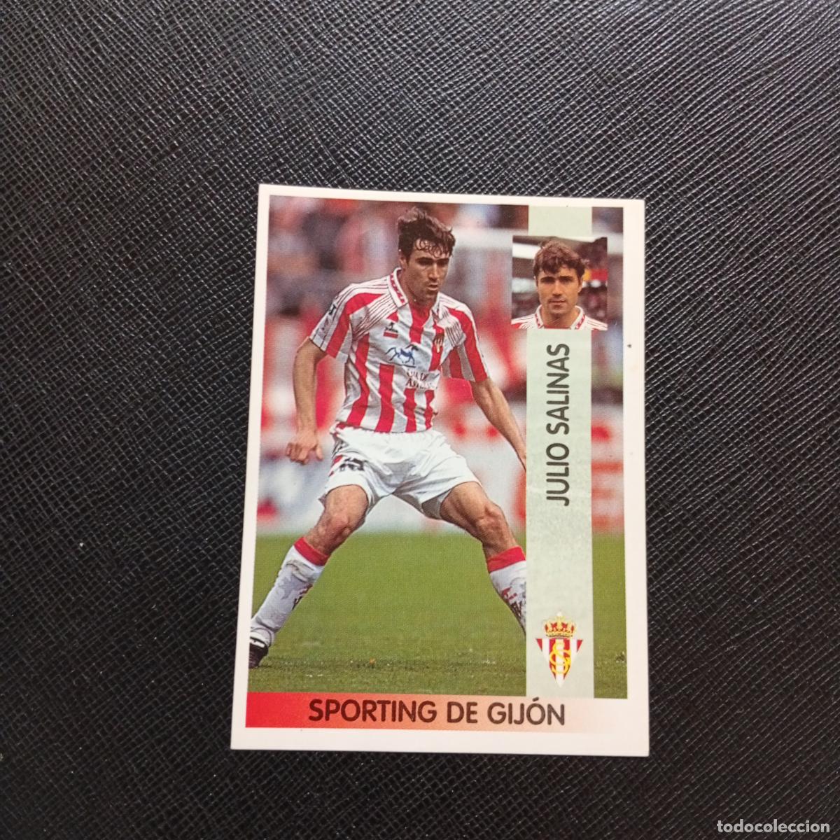 Cromos de F&uacute;tbol: 298 JULIO SALINAS SPORTING GIJON PANINI 1996 1997 CROMO FUTBOL 96 97 - SIN PEGAR - A178 PG100