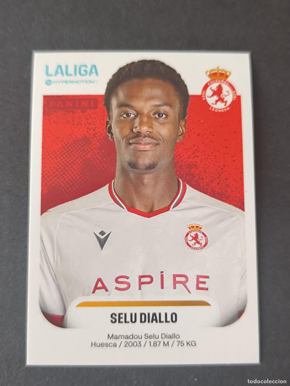 Cromos de F&uacute;tbol: 165 SELU DIALLO CULTURAL LEONESA SEGUNDA 2&ordf; DIVISI&Oacute;N LIGA HYPERMOTION 2025 2026 25 26