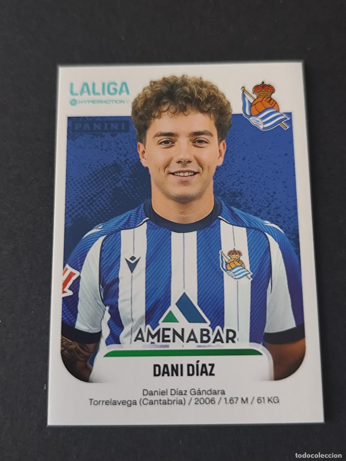 Cromos de F&uacute;tbol: 360 DANI D&Iacute;AZ REAL SOCIEDAD B SEGUNDA 2&ordf; DIVISI&Oacute;N LIGA HYPERMOTION 2025 2026 25 26