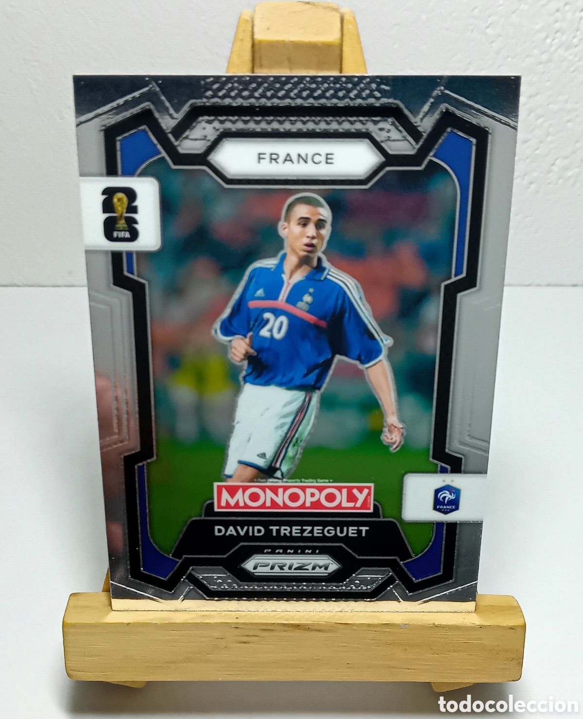 Cromos de F&uacute;tbol: TREZEGUET 2026 FRANCIA MONOPOLY PRIZM PANINI.