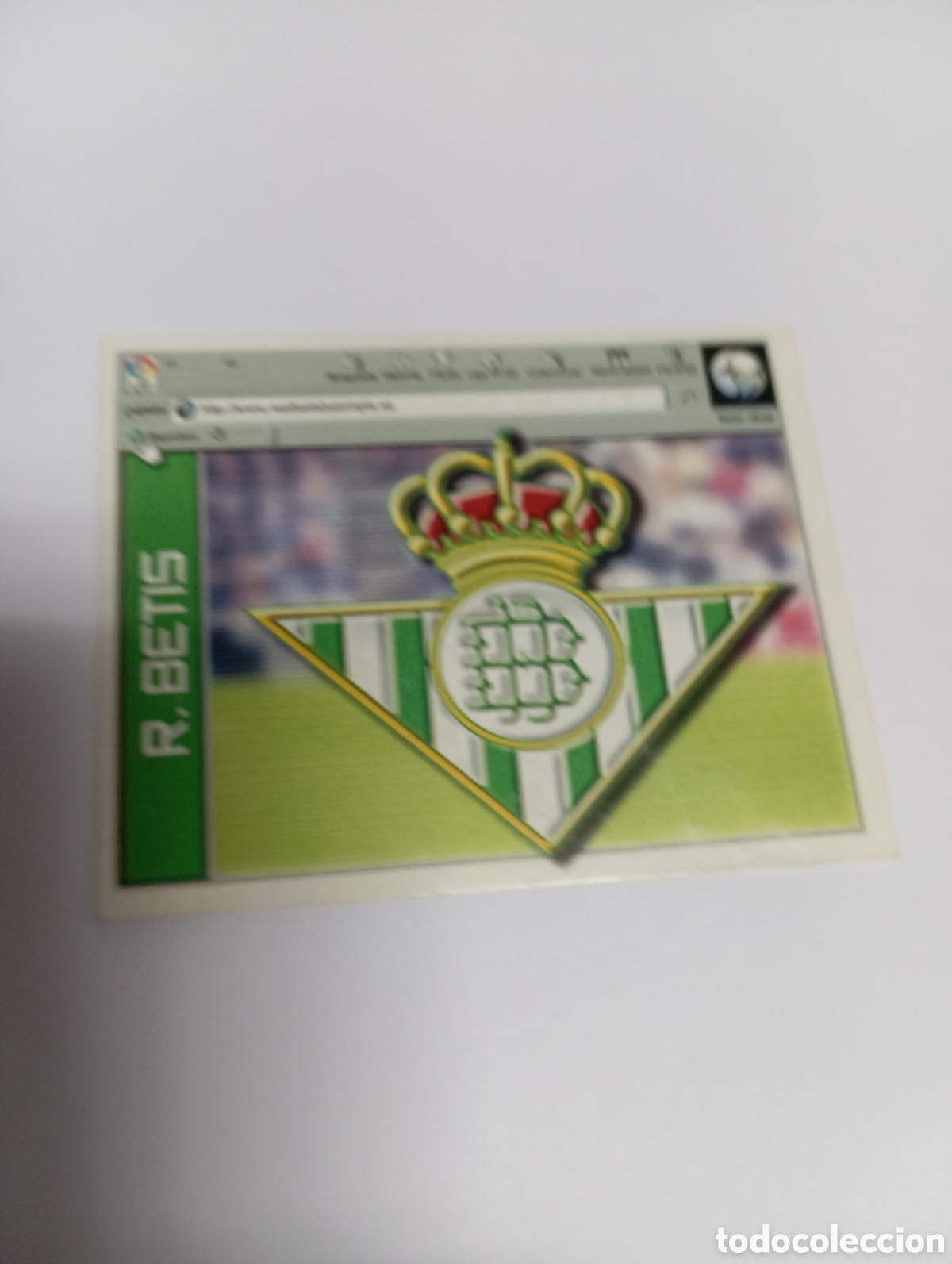 Fu&szlig;ball-Sticker: ESCUDO Betis LIGA ESTE 2001 2002 PANINI 01 02