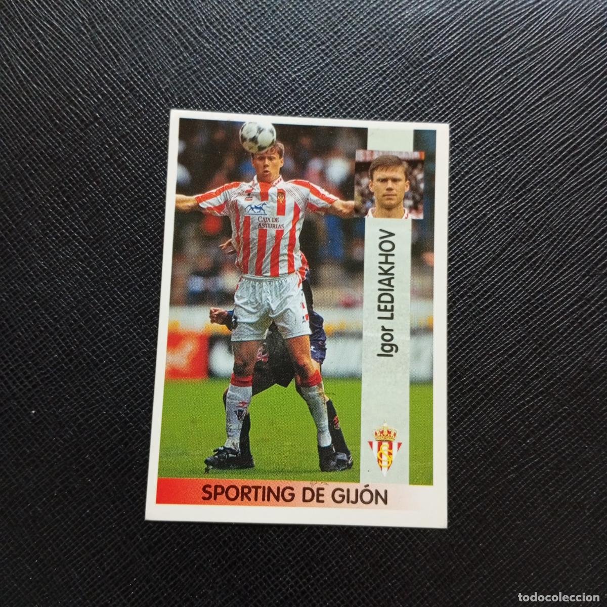 Fu&szlig;ball-Sticker: 284 LEDIAKHOV SPORTING GIJON PANINI 1996 1997 CROMO FUTBOL 96 97 - SIN PEGAR - A178 PG172 B